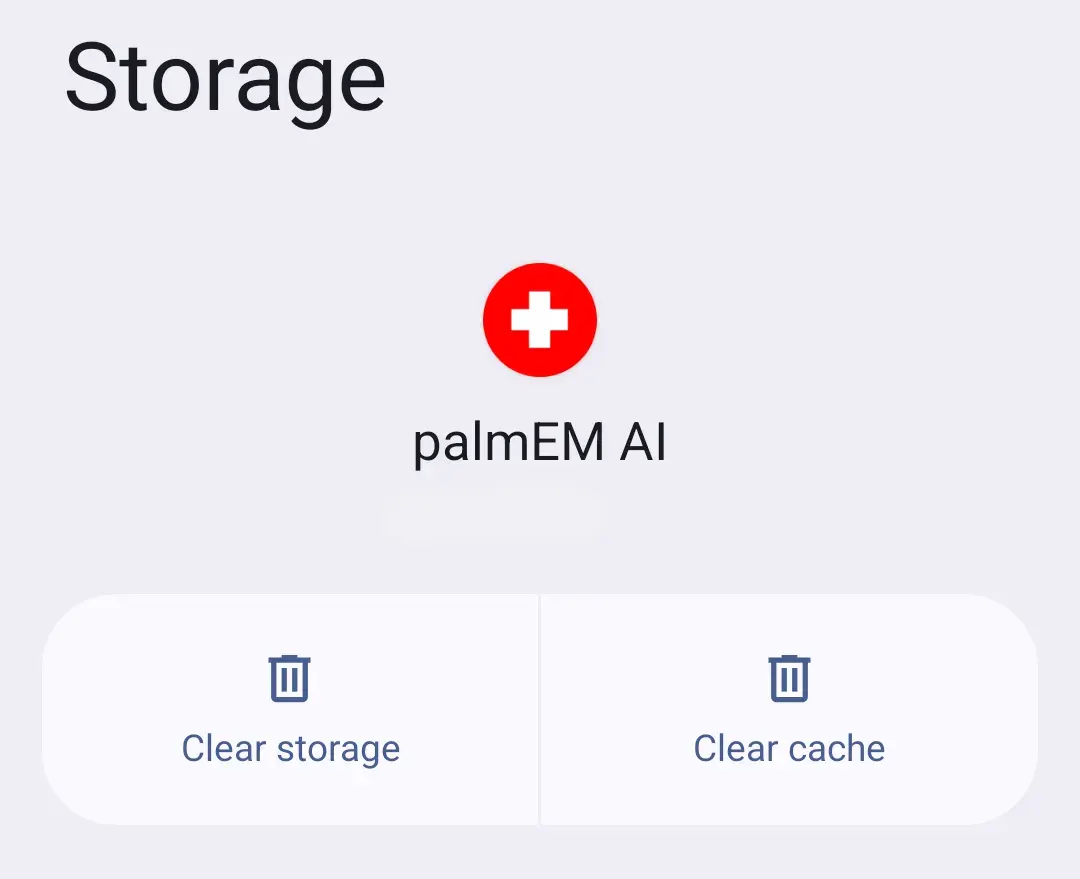 Android palmEM Storage